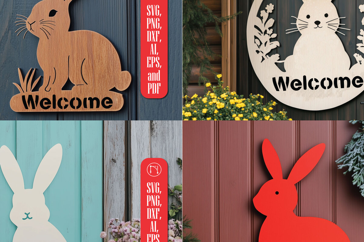 Intra απο ξύλο plywood  Χρώμα wenge 3mm-4mm πάχος - Πακέτο με ταμπέλα καλωσορίσματος για το Πάσχα Δίασταση 4x4 cm INTRAFABR-113981160