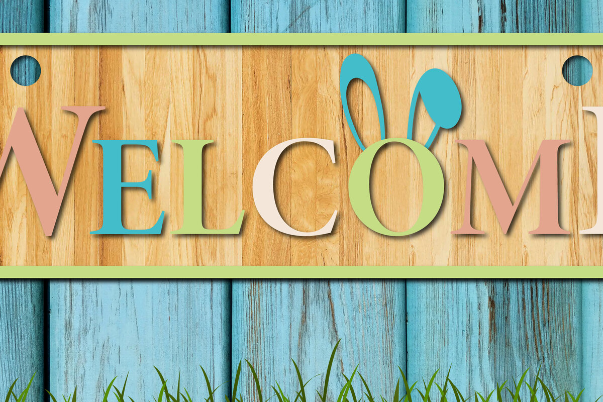 Intra απο ξύλο plywood  Χρώμα wenge 3mm-4mm πάχος - Πασχαλινή πινακίδα καλωσορίσματος για διακόσμηση πόρτας Δίασταση 15x15 cm INTRAFABR-90226179