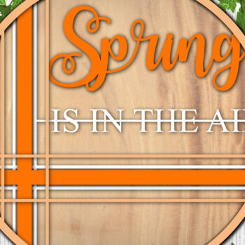 Intra απο ξύλο plywood Χρώμα wenge 3mm-4mm πάχος - Πασχαλινό σημάδι καλωσορίσματος Στρογγυλό μεγάλο πακέτο Δίασταση 15x15 cm INTRAFABR-84919167 - Image 7