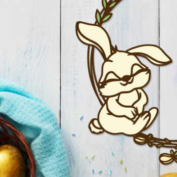 Intra απο ξύλο plywood Χρώμα wenge 3mm-4mm πάχος - Πασχαλινό Σιτάρι, Πολυστρωματικό Στολίδι Δίασταση 2x14 cm INTRAFABR-84945558 - Image 1