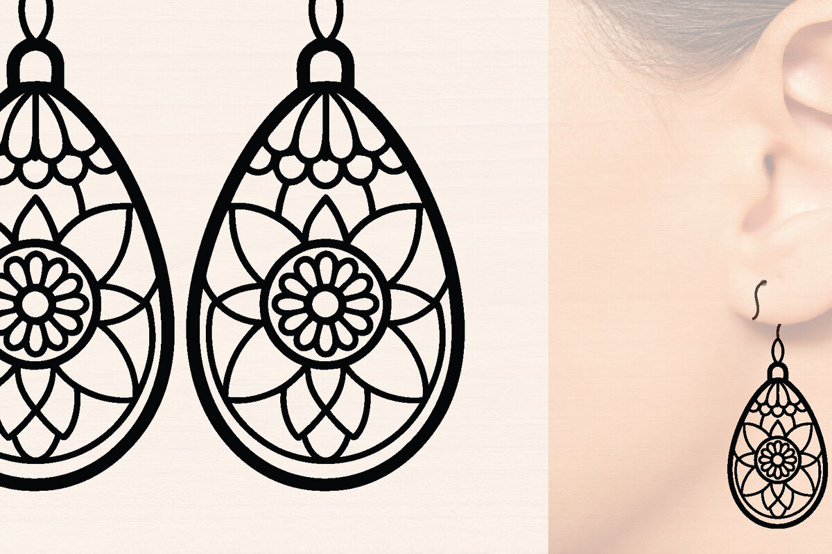 Intra απο ξύλο plywood  Χρώμα wenge 3mm-4mm πάχος - Πασχαλινά Ξύλινα Σκουλαρίκια Δίασταση 3x3 cm INTRAFABR-112265528