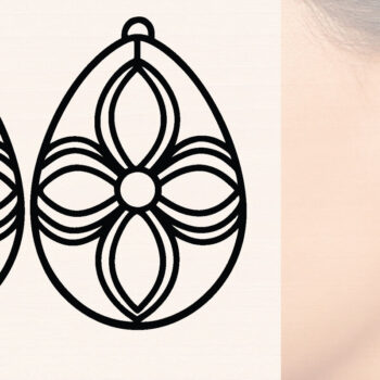 Intra απο ξύλο plywood  Χρώμα wenge 3mm-4mm πάχος - Πασχαλινά Ξύλινα Σκουλαρίκια Δίασταση 3x3 cm INTRAFABR-84912787 - Image 1