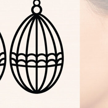 Intra απο ξύλο plywood  Χρώμα wenge 3mm-4mm πάχος - Πασχαλινά Ξύλινα Σκουλαρίκια Δίασταση 3x3 cm INTRAFABR-84915104 - Image 1