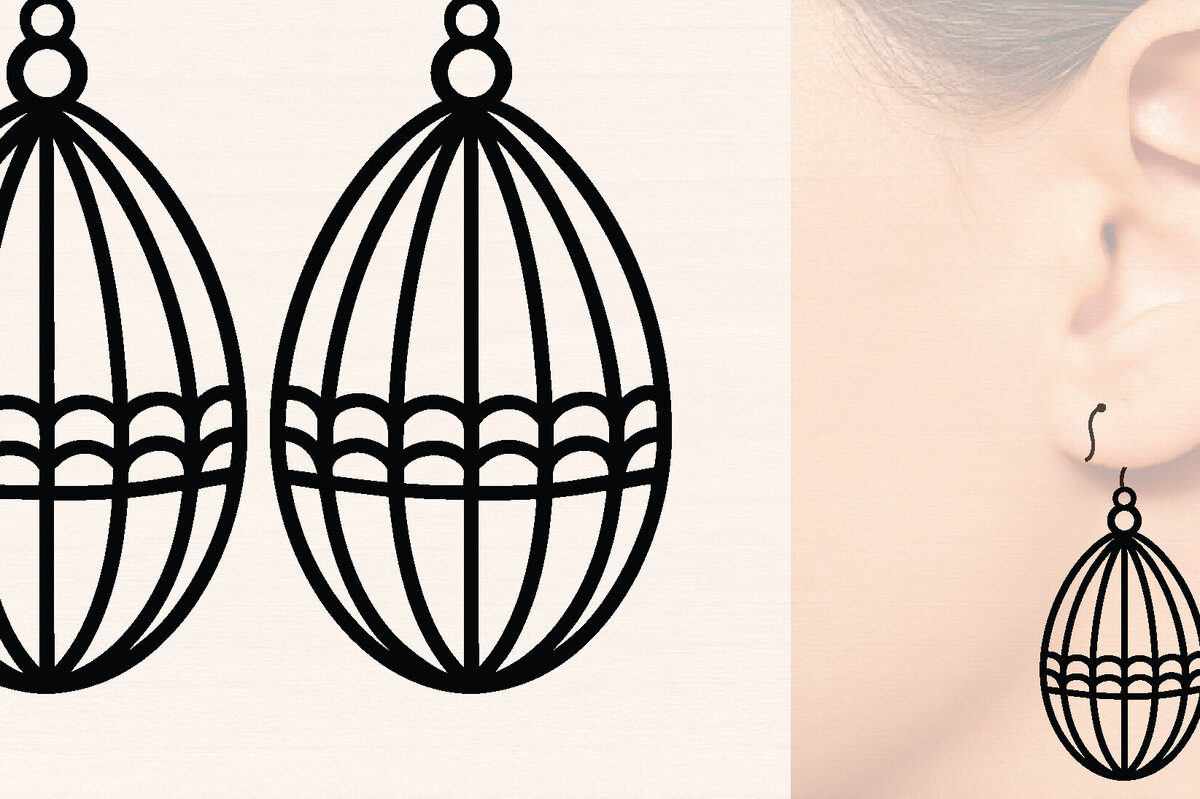 Intra απο ξύλο plywood  Χρώμα wenge 3mm-4mm πάχος - Πασχαλινά Ξύλινα Σκουλαρίκια Δίασταση 3x3 cm INTRAFABR-84915104