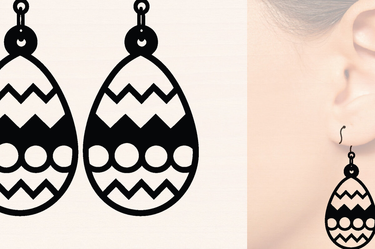 Intra απο ξύλο plywood  Χρώμα wenge 3mm-4mm πάχος - Πασχαλινά Ξύλινα Σκουλαρίκια Δίασταση 3x3 cm INTRAFABR-57334827