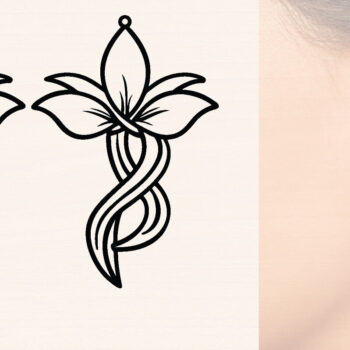 Intra απο ξύλο plywood  Χρώμα wenge 3mm-4mm πάχος - Πασχαλινά Ξύλινα Σκουλαρίκια Δίασταση 3x3 cm INTRAFABR-57342265 - Image 1