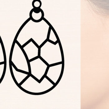 Intra απο ξύλο plywood  Χρώμα wenge 3mm-4mm πάχος - Πασχαλινά Ξύλινα Σκουλαρίκια Δίασταση 3x3 cm INTRAFABR-57359978 - Image 1