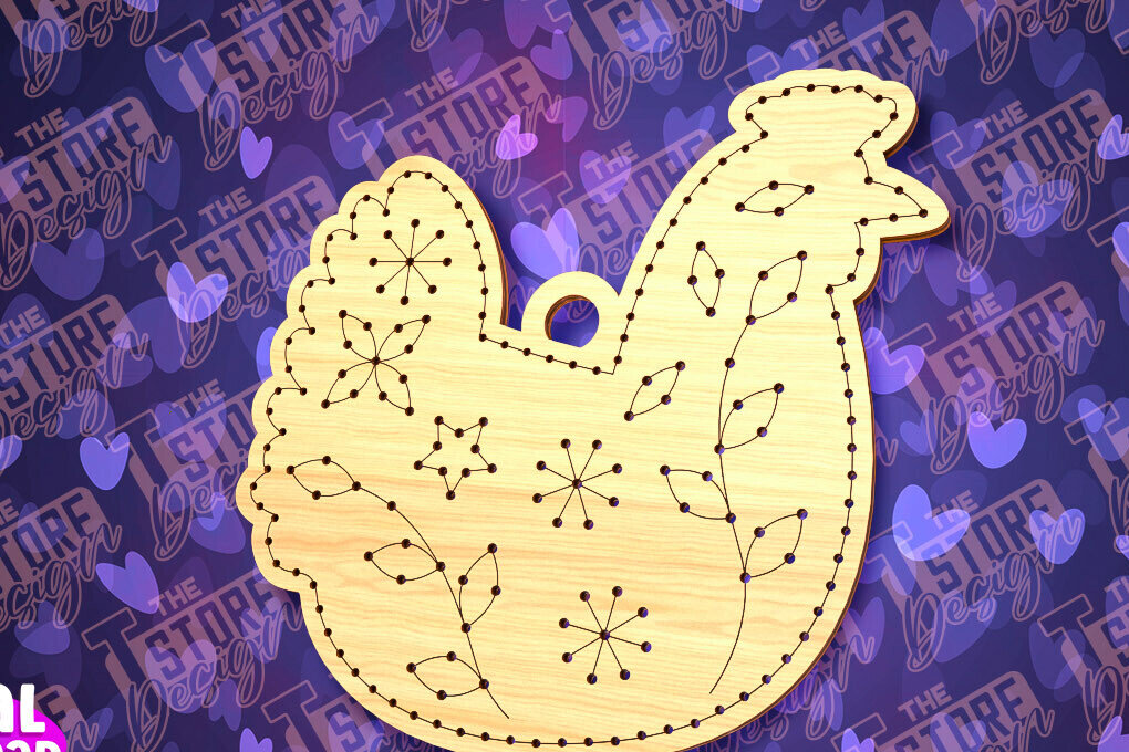 Intra απο ξύλο plywood  Χρώμα wenge 3mm-4mm πάχος - Πασχαλινό Ξυλοκέντημα Κενό | Δίασταση 15x15 cm INTRAFABR-112451879