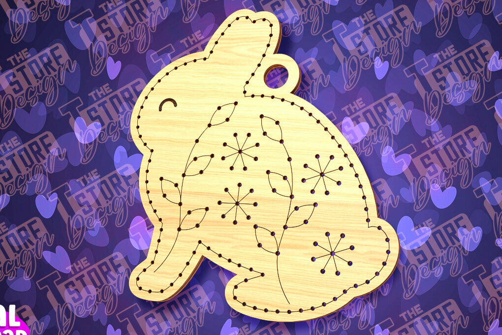 Intra απο ξύλο plywood  Χρώμα wenge 3mm-4mm πάχος - Πασχαλινό Ξυλοκέντημα Κενό | Δίασταση 15x15 cm INTRAFABR-114118157