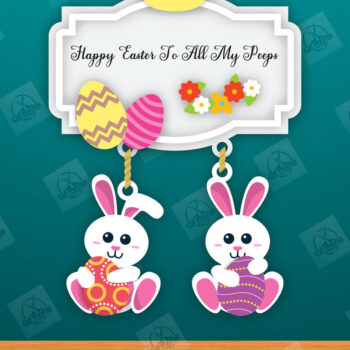 Intra απο ξύλο plywood  Χρώμα wenge 3mm-4mm πάχος - Πασχαλινή Ξύλινη Διακόσμηση Δίασταση 15x15 cm INTRAFABR-112747895 - Image 2