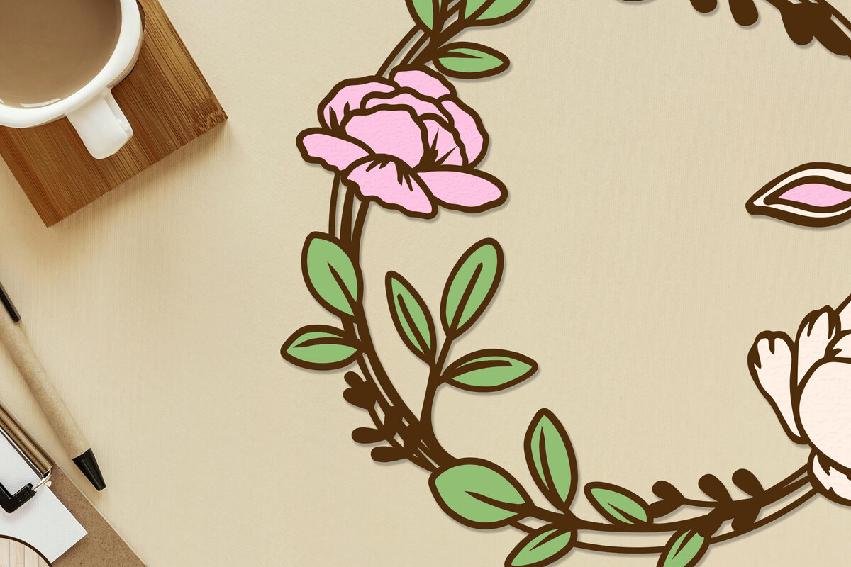 Intra απο ξύλο plywood  Χρώμα wenge 3mm-4mm πάχος - ΣΤΕΦΑΝΙ ΠΑΣΧΑ Διακόσμηση πολλαπλών στρώσεων, κομμένο Δίασταση 2x14 cm INTRAFABR-77215481