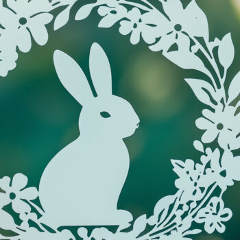 Intra απο ξύλο plywood Χρώμα wenge 3mm-4mm πάχος - Πασχαλινό στεφάνι με Bunny Bundle Δίασταση 4x4 cm INTRAFABR-66574560 - Image 8