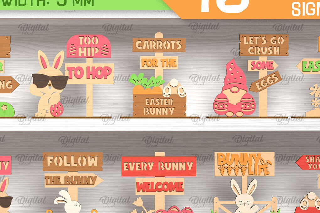 Intra απο ξύλο plywood  Χρώμα wenge 3mm-4mm πάχος - Πακέτο σημείων κατεύθυνσης Πάσχα Δίασταση 15x15 cm INTRAFABR-113274055