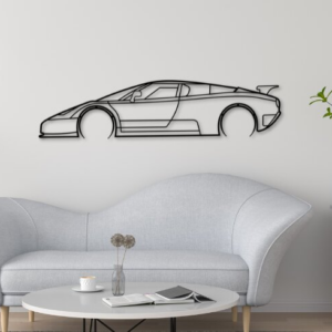 Intra απο ξύλο plywood  Χρώμα wenge 3mm-4mm πάχος - EB110 Sports Car Silhouette Δίασταση 20x20 cm INTRAFABR-72009133