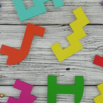 Intra απο ξύλο plywood  Χρώμα wenge 3mm-4mm πάχος - Εκπαιδευτικό παζλ για παιδιά Δίασταση 30x20 cm INTRAFABR-93448844 - Image 2