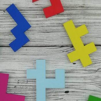 Intra απο ξύλο plywood  Χρώμα wenge 3mm-4mm πάχος - Εκπαιδευτικό παζλ για παιδιά Δίασταση 30x20 cm INTRAFABR-93449106 - Image 2