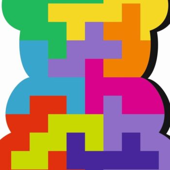 Intra απο ξύλο plywood  Χρώμα wenge 3mm-4mm πάχος - Εκπαιδευτικό παζλ για παιδιά Δίασταση 30x20 cm INTRAFABR-93448435 - Image 3