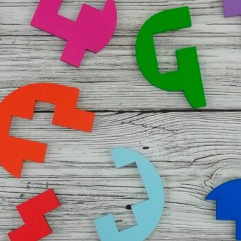 Intra απο ξύλο plywood  Χρώμα wenge 3mm-4mm πάχος - Εκπαιδευτικό παζλ για παιδιά Δίασταση 30x20 cm INTRAFABR-93448439 - Image 2