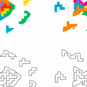 Intra απο ξύλο plywood  Χρώμα wenge 3mm-4mm πάχος - Εκπαιδευτικό παζλ για παιδιά Δίασταση 30x20 cm INTRAFABR-93448444 - Image 5