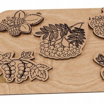 Intra απο ξύλο plywood 3mm-4mm πάχος - Εκπαιδευτικό παζλ για Baby Berries Δίασταση 300x216 cm INTRAFABR-117959593 - Image 1