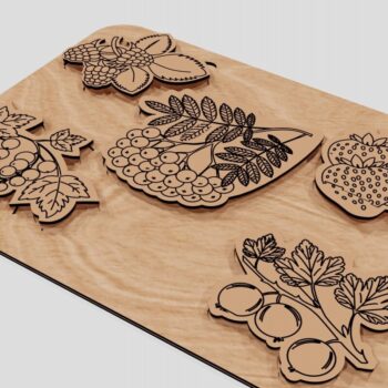 Intra απο ξύλο plywood 3mm-4mm πάχος - Εκπαιδευτικό παζλ για Baby Berries Δίασταση 300x216 cm INTRAFABR-117959593 - Image 7