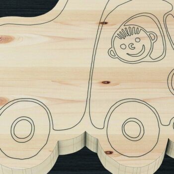 Intra απο ξύλο plywood  Χρώμα wenge 3mm-4mm πάχος - Εκπαιδευτικό παζλ, Jigsaw Toy Cut Δίασταση 20x20 cm INTRAFABR-93448474 - Image 4