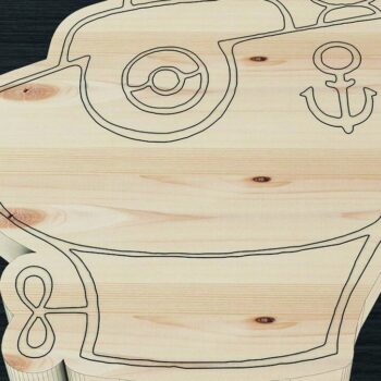 Intra απο ξύλο plywood  Χρώμα wenge 3mm-4mm πάχος - Εκπαιδευτικό παζλ, Jigsaw Toy Cut Δίασταση 20x20 cm INTRAFABR-93448474 - Image 7