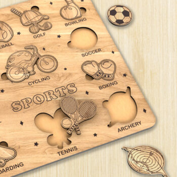 Intra απο ξύλο plywood Χρώμα wenge 3mm-4mm πάχος - Εκπαιδευτικά Ξύλινα Παζλ για Παιδιά Δίασταση 12x12 cm INTRAFABR-93602271 - Image 7