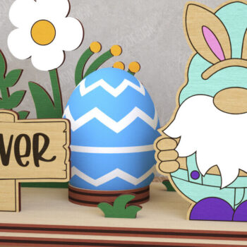 Intra απο ξύλο plywood  Χρώμα wenge 3mm-4mm πάχος - Στάση αυγών για το πασχαλινό πακέτο | Αυγοθήκη Δίασταση 15x15 cm INTRAFABR-71768618 - Image 3