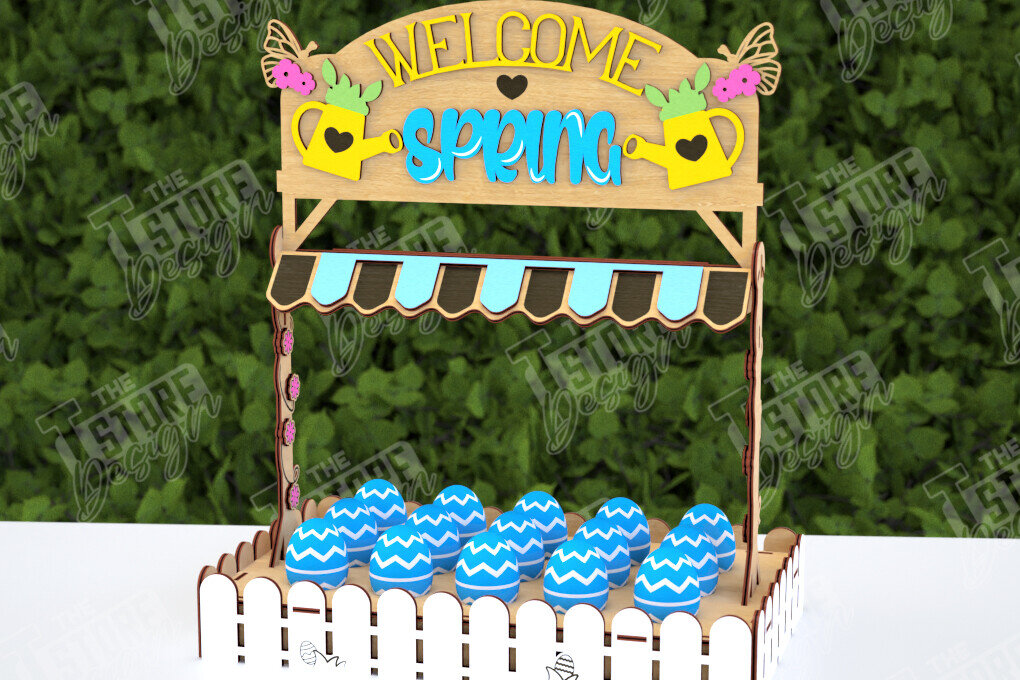 Intra απο ξύλο plywood  Χρώμα wenge 3mm-4mm πάχος - Αυγοστάσιο για το Πάσχα | Πασχαλινό Λαγουδάκι |CNC Δίασταση 15x15 cm INTRAFABR-71996360