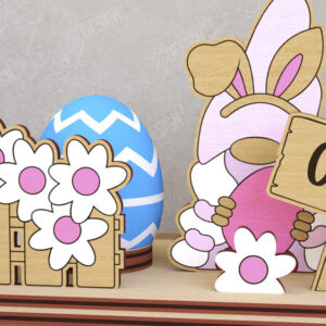 Intra απο ξύλο plywood  Χρώμα wenge 3mm-4mm πάχος - Αυγοστάσιο για το Πάσχα | Πασχαλινή αυγοθήκη Δίασταση 15x15 cm INTRAFABR-71627922