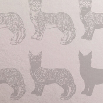 Intra απο ξύλο plywood Χρώμα wenge 3mm-4mm πάχος - αποκοπής με 3D στρώματα Egyptian Mau Cat Δίασταση 30x20 cm INTRAFABR-98957659 - Image 3