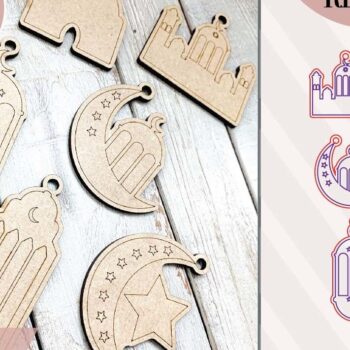 Intra απο ξύλο plywood  Χρώμα wenge 3mm-4mm πάχος - Eid and Ramadan Paint Kit Δίασταση 30x20 cm INTRAFABR-98882583 - Image 3