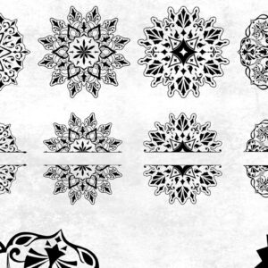 Intra απο ξύλο plywood  Χρώμα wenge 3mm-4mm πάχος - Περίτεχνες νιφάδες χιονιού Δίασταση 30x30 cm INTRAFABR-104485768