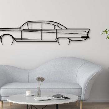 Intra απο ξύλο plywood  Χρώμα wenge 3mm-4mm πάχος - Electra Car Silhouette Dxf Δίασταση 20x20 cm INTRAFABR-104542410 - Image 1