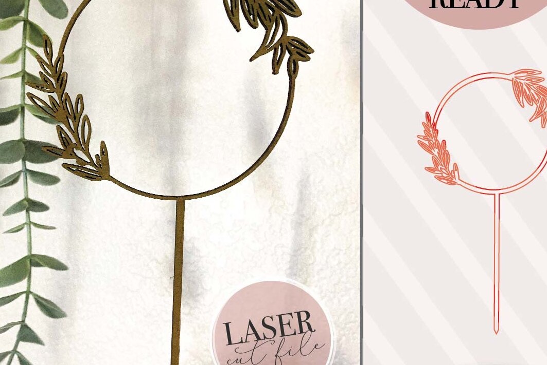 Intra απο ξύλο plywood  Χρώμα wenge 3mm-4mm πάχος - Κομψό Cake Topper Δίασταση 20x20 cm INTRAFABR-93093488