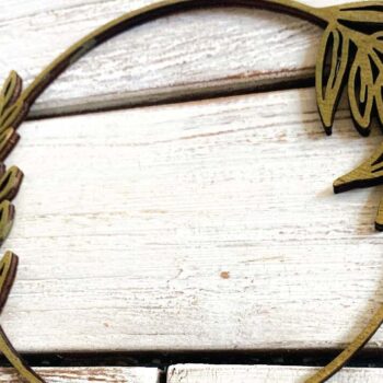 Intra απο ξύλο plywood Χρώμα wenge 3mm-4mm πάχος - Κομψό Cake Topper Δίασταση 20x20 cm INTRAFABR-93093488 - Image 5