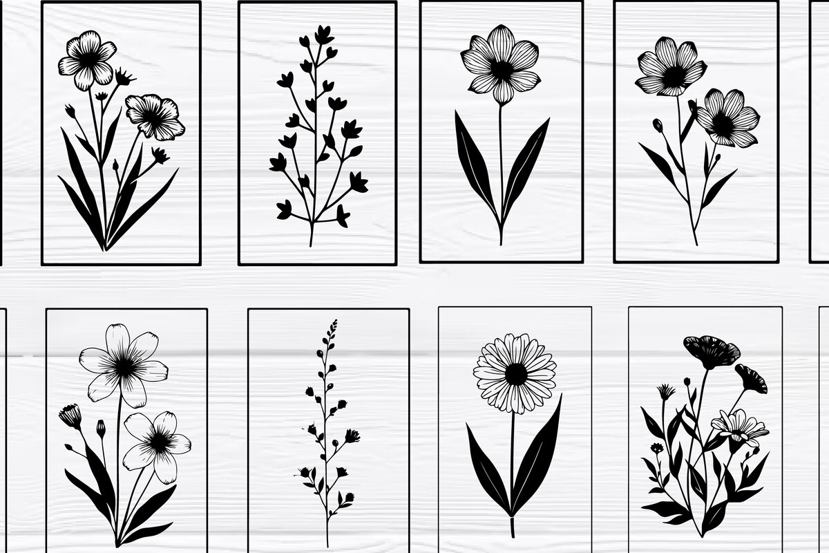 Intra απο ξύλο plywood  Χρώμα wenge 3mm-4mm πάχος - Κομψή δέσμη τέχνης τοίχου με φλοράλ Δίασταση 40x50 cm INTRAFABR-89750501