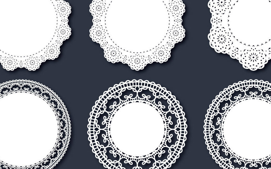 Intra απο ξύλο plywood  Χρώμα wenge 3mm-4mm πάχος - Κομψό Δαντελένιο Δαντελένιο Στρογγυλό Πλαίσιο Πακέτο Δίασταση 20x25 cm INTRAFABR-109284559