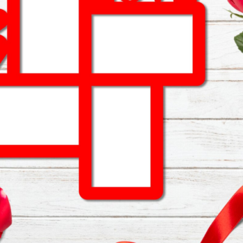 Intra απο ξύλο plywood  Χρώμα wenge 3mm-4mm πάχος - Κομψή κορνίζα φωτογραφιών Love Cut με λέιζερ Δίασταση 20x25 cm INTRAFABR-88207186 - Image 1