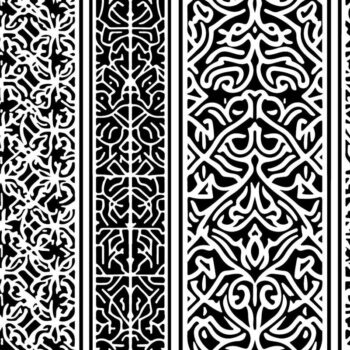 Intra απο ξύλο plywood  Χρώμα wenge 3mm-4mm πάχος - Κομψά σχέδια πάνελ κοπής με λέιζερ Δίασταση 30x30 cm INTRAFABR-104754798 - Image 8