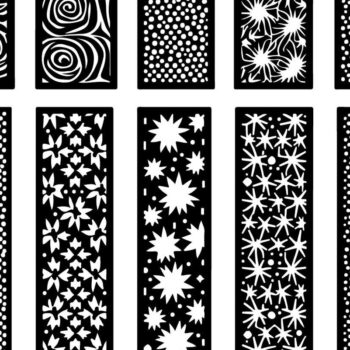 Intra απο ξύλο plywood  Χρώμα wenge 3mm-4mm πάχος - Κομψά σχέδια πάνελ κοπής με λέιζερ Δίασταση 30x30 cm INTRAFABR-104754798 - Image 12