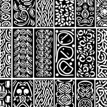 Intra απο ξύλο plywood  Χρώμα wenge 3mm-4mm πάχος - Κομψά σχέδια πάνελ κοπής με λέιζερ Δίασταση 30x30 cm INTRAFABR-104754806 - Image 9