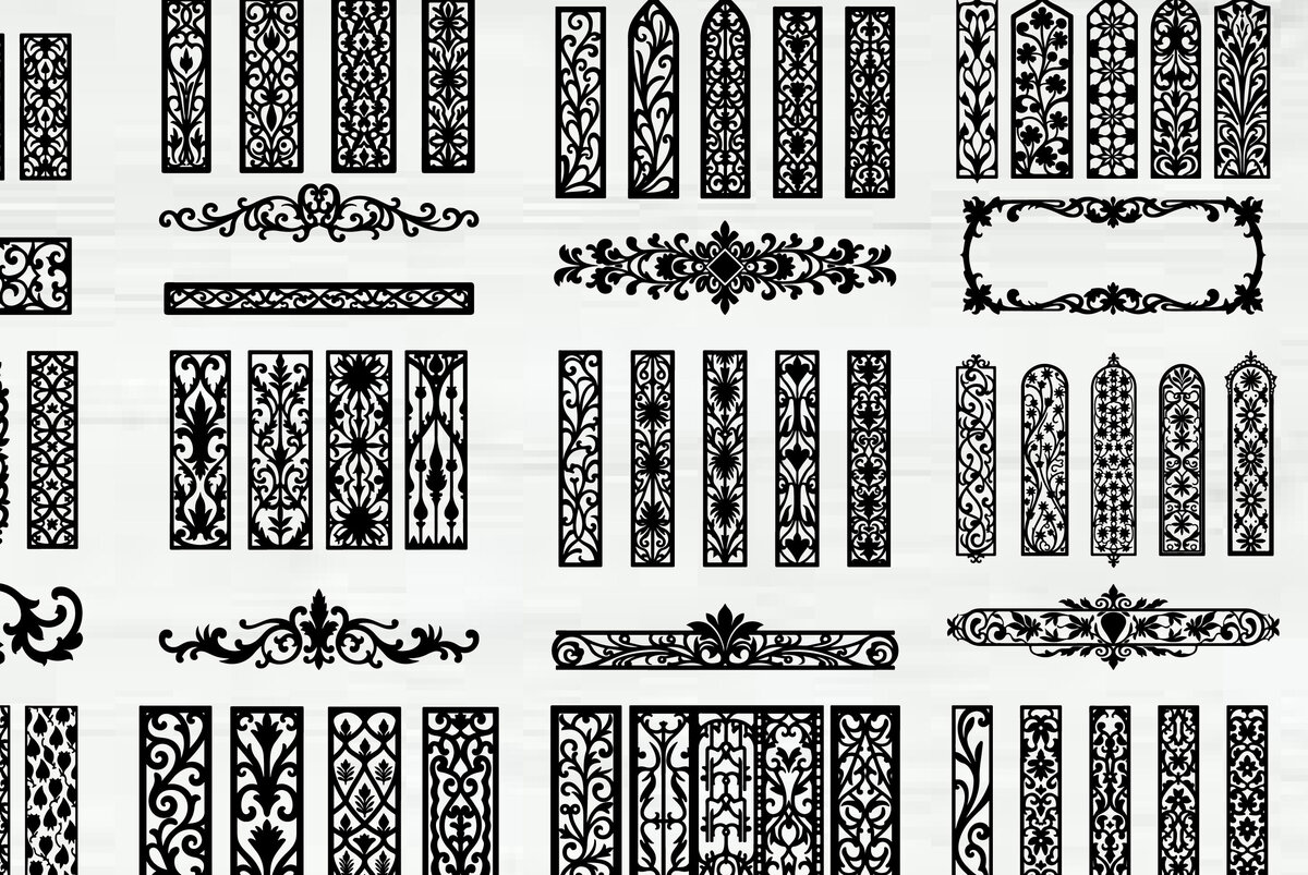 Intra απο ξύλο plywood  Χρώμα wenge 3mm-4mm πάχος - Κομψά σχέδια πάνελ κοπής με λέιζερ Δίασταση 30x30 cm INTRAFABR-104685932