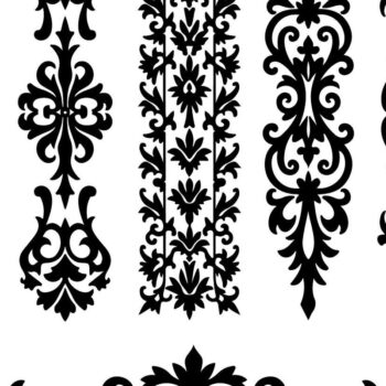 Intra απο ξύλο plywood  Χρώμα wenge 3mm-4mm πάχος - Κομψά σχέδια πάνελ κοπής με λέιζερ Δίασταση 30x30 cm INTRAFABR-104810132 - Image 5