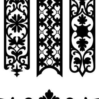 Intra απο ξύλο plywood  Χρώμα wenge 3mm-4mm πάχος - Κομψά σχέδια πάνελ κοπής με λέιζερ Δίασταση 30x30 cm INTRAFABR-104810132 - Image 6