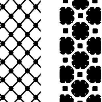 Intra απο ξύλο plywood  Χρώμα wenge 3mm-4mm πάχος - Κομψό σετ πάνελ κοπής με λέιζερ Δίασταση 20x25 cm INTRAFABR-106857564 - Image 9