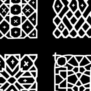 Intra απο ξύλο plywood  Χρώμα wenge 3mm-4mm πάχος - Κομψό σετ πάνελ κοπής με λέιζερ Δίασταση 20x25 cm INTRAFABR-106857564 - Image 11