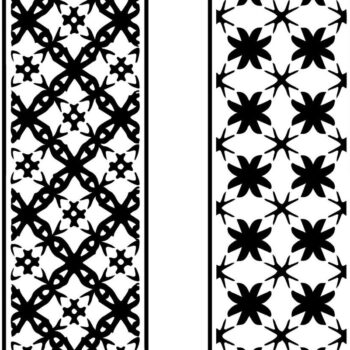 Intra απο ξύλο plywood  Χρώμα wenge 3mm-4mm πάχος - Κομψό σετ πάνελ κοπής με λέιζερ Δίασταση 20x25 cm INTRAFABR-106857574 - Image 6