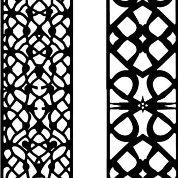 Intra απο ξύλο plywood  Χρώμα wenge 3mm-4mm πάχος - Κομψό σετ πάνελ κοπής με λέιζερ Δίασταση 20x25 cm INTRAFABR-123180004 - Image 4